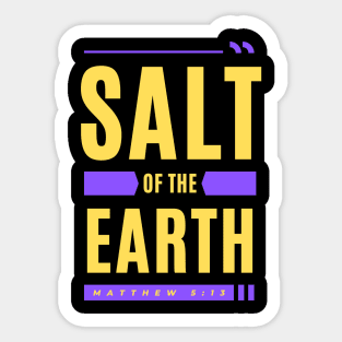 Salt Of The Earth | Christian Typography Sticker